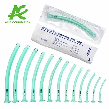 Nasopharyngeal Airway - Ang Nasopharyngeal Airway ay available sa iba't ibang sukat at ligtas na nakaselyo sa isang sterile na pouch na maaaring i-customize ayon sa kahilingan.